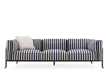 BOREA - 3 seater fabric garden sofa by B&B Italia Outdoor - view 2